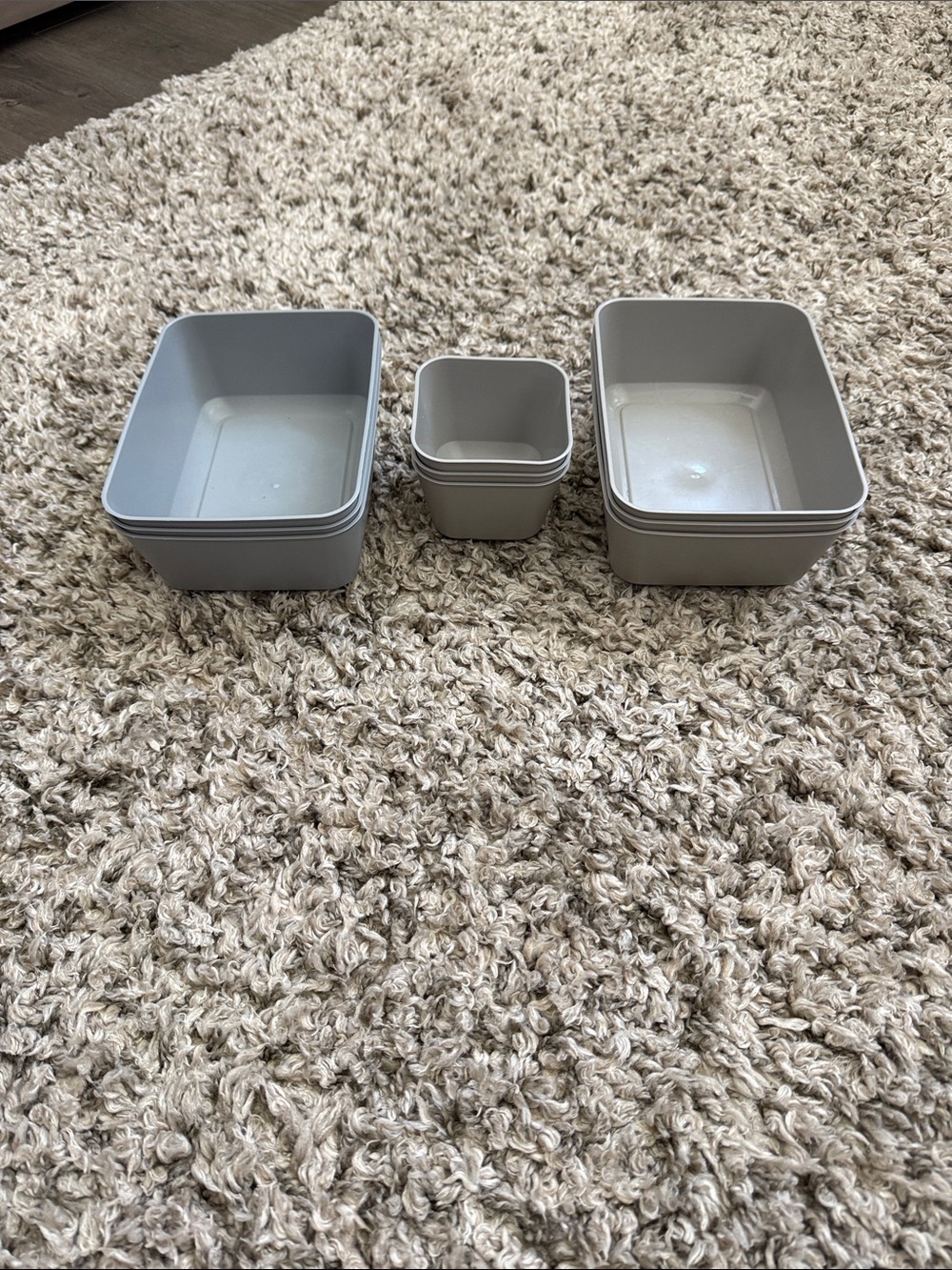 Room Essentials Gray Drawer Organizers/Storage Trays